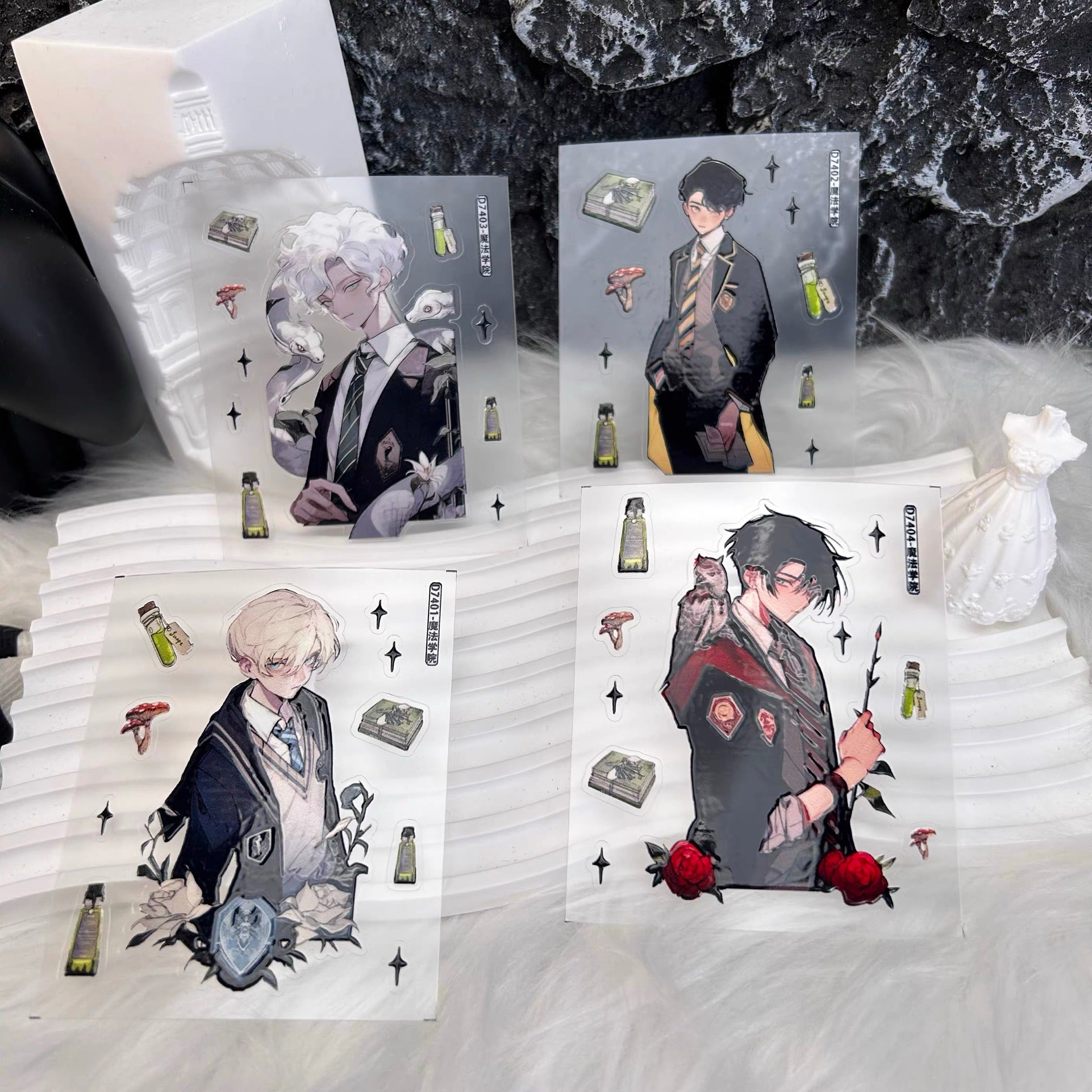 Embossed Stickers